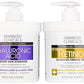Advanced Clinicals Retinol Body Cream + Hyaluronic Acid Moisturizer 2pc Skincare Set | Face Cream & Body Lotion For Women & Men Helps Improve Appearance Of Crepey Skin, Dry Skin, & Wrinkles, 2pc