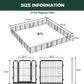 FXW Rollick Unleashed Dog Playpen for Indoor, Yard, RV Camping, 24 inch 32 Panels for Small and Puppy Dogs, Black│Patented