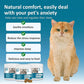 Cat Calming Treats - 100 Count Salmon Chews with Organic Chamomile & Ginger, Stress Relief Supplement for Separation Anxiety, Vet Visits & Thunderstorms (Salmon)