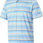 Men's Golf Polo Shirts Short Sleeve Striped Performance Moisture Wicking Dry Fit Golf Shirts for Men