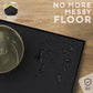 Dog Food Mat - 24x15” Large Silicone Pet Food Mat, Raised Edges for Food and Water Prevent Spill, Waterproof Cat Food Mat Protect Floors,Easy Clean Dog Bowl Mats for Food and Water