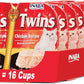 INABA Twins for Cats, Side Dish/Topper Cups, 1.23 Ounces per Serving, 16 Servings, Chicken Recipe