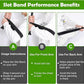 codree Baseball Swing Trainer Bands- Elastic Baseball Softball Hitting Resistance Bands- Baseball Batting Training Aids Equipments for Athletes Improve Batting, Arm Strength