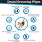 TRUCLENS | Dental Wipes for Dogs and Cats 100ct Wipes (2 Pack)