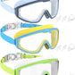 NSSIW Swim Goggles Swimming Kids-Goggles: Anti Fog No Leak with Nose Clip Earplugs for Girls Boys Youth 6-14 3 Pack