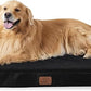 Bedsure XL Dog Beds Large Sized Dog -Orthopedic Flat Extra Large Pet Beds with Removable Washable Cover, Egg Crate Foam Mat, Suitable for Pet Up to 100 lbs