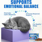 Just Try 300 Bites Calming Cat Treats for Relaxation - with Chamomile, L-Tryptophan, Melatonin for Cats– Chicken Flavor Calming Bites for Cats 6.35 oz
