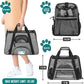 PetAmi Airline Approved Pet Carrier for Cat, Soft Sided Dog Carrier for Small Dog, Cat Travel Supplies Accessories Indoor Cat, Ventilated Pet Carrying Bag Medium Large Kitten Puppy, Small Heather Gray