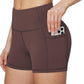 baleaf Women's 8"/ 5"/ 3" Biker Shorts High Waist Yoga Workout Gym Running Volleyball Spandex Shorts with Pockets