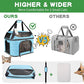 Large Cat Carrier for 2 Cats Soft Side Pet Carrier for Kitten Small Dog Collapsible Travel Small Dog Carrier, TSA Airline Approved Carrier for Large Cats 20 lbs, Blue