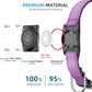 Upgraded AirTag Dog Collar, IP68 Waterproof Air Tag Dog Collar Holder, Reflective, Ultra-Durable, Comfortable Padded, Heavy Duty Dog Collars for Small Medium Large Dogs (M (12.6"-17.1"), Purple)