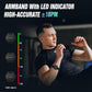 CYCPLUS Heart Rate Monitor Armband,Bluetooth 5.1 ANT+ HR Monitor with HR Zone LED Indicator, IP67 Waterproof, Use for Running Cycling Gym and Other Sports (2025 Upgraded Model)