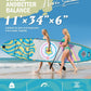 11'Stand Up Paddle Boards Surf Control with Premium SUP Board Accessories Backpack & Removable Fins, 34" Wide Inflatable Paddle Boards of All Skill Levels