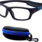 BLUE CUT Sports Protection Goggles, Anti-Fog Lenses Safety Glasses for Basketball, Pickleball and All Outdoor Sports