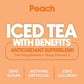 Ryl Iced Tea, Peach, Antioxidant Superblend, Zero Sugar, Low Carb, Zero Calorie Iced Tea, 16.0 Fl Oz (12-Pack)