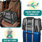 PetAmi Airline Approved Pet Carrier for Cat, Soft Sided Dog Carrier for Small Dog, Cat Travel Supplies Accessories Indoor Cat, Ventilated Pet Carrying Bag Medium Large Kitten Puppy, Small Heather Gray