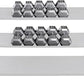 Body-Solid Cast Iron Hexagon Dumbbell, Hand Weights For Men and Women, Weight Dumbbells for Strength Training, Body Building Home Gym Training Gear
