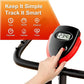 Foldable Exercise Bike, Low Noise Stationary Bikes for Home, Compact Indoor Cycling Bike with Adjustable Magnetic Resistance, 300lbs Capacity 6.6lbs Flywheel Workout Bike