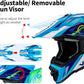VCOROS H637 Adult Motocross Helmets ATV Dirtbike BMX MX Offroad Adventure UTV Helmets DOT Approved