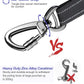 AUBELL Dog Seat Belt for Car,Updated 3-in-1 Adjustable Reflective Bungee Heavy Duty Dog Car Harness Tether with Clip Hook Latch & Buckle,Swivel Zinc Alloy Carabiner,Black