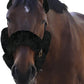 ECP Equine Comfort Products Merino Sheepskin Halter Fleece Set for Horses, 100% Natural Wool, Chafe Protection, Breathable Relief & Cushioned Comfort, Machine Washable, 9-Piece Set, Black