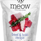 Meow Freeze Dried Cat Food - Beef & Hoki Recipe, High Protein Cat Treats, Meals & Toppers, Dry Cat Food,1.76 oz