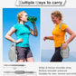 Water Bottle Holder with Strap, 4 Big Pockets with Compartment, 24oz/32oz/40oz Crossbody Water Bottle Carrier Bag