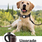 TagME Airtag Dog Collar,Waterproof Reflective Pet Collar with Airtag Holder,Soft Padded and Double D-Rings for Extra Large Dogs,Brown