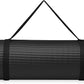 Gaiam Essentials Thick Yoga Mat Fitness & Exercise Mat with Easy-Cinch Yoga Mat Carrier Strap, 72"L x 24"W x 2/5 Inch Thick