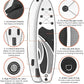Inflatable Stand Up Paddle Board 10‘x30‘‘- Ultra-Light SUP with Backpack, Pump, Paddle, Coil Leash, 3 Fins, Repair Kit, Stable Design, Non-Slip EVA Deck for Adults & Youth