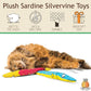 Silvervine Sardine 2-Pack Organic Catnip Substitute Toys for Cats & Kittens | 100% All-Natural Wild Harvested | 2 Refillable Sardine Kicker Cat Toys