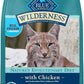 Blue Buffalo Wilderness High Protein Indoor Hairball Control Chicken Dry Cat Food for Adult Cats, Grain-Free, 5 lb. Bag