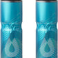 HydraPak Polar Surge Insulated Bike Water Bottle 2-Pack (20oz or 24oz) - High Flow, Fits Most Bike Cages, For Cycling & Sports