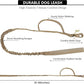 Tactical AirTag Dog Collar Leash Set - Heavy Duty, Adjustable GPS Collar Compatible with Apple AirTag, with Holder & Control Handle for Medium/Large Dogs [ Brown, M ]