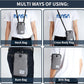 Cell Phone Purse Waist Pack Bag Travel Crossbody Bag Wristband Sport Armband Wallet with Removable Shoulder Strap (Light Grey)