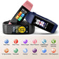 ENGERWALL Fitness Tracker with Step Counter/Calories/Stopwatch, Activity Tracker with Heart Rate Monitor, IP68, Health Tracker with Sleep Tracker, Smartwatch, Pedometer Watch for Women Men Kids