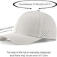 VOBOOM Men Snapback Trucker Hat, Baseball Cap for Breathable Side Laser Cut Holes