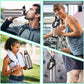 40oz Stainless Steel Water Bottle - Wide Mouth Vacuum Insulated Metal Water Bottle with Straw Lid & Paracord Handle, Sweat-Proof Water Flask Thermo Metal Mug with Strap for Gym Camping Hiking