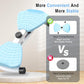 Waist Twister Machine with Resistance Bands - 300 lbs Weight Capacity, Non-Slip Twist Board, Noiseless Ab Twister for Belly Fat Loss, Home Gym Equipment for Women/Men