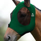 Harrison Howard Super Comfort Stretchy Fly Mask Large Eye Space with UV Protection Soft on Skin with Breathability Deep Green M Cob