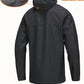 Mens Lightweight Hooded Waterproof Rain Jacket Breathable Raincoat Shell for Outdoor Mountain Hiking