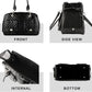 Soft-Sided Pet Travel Carrier Airline Approved for Pet Small Dog and Cat Collapsible, Black Shiny Patent Leather
