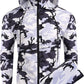 COOFANDY Men's Packable Rain Jacket Lightweight Waterproof Raincoat with Hood Travel Hiking Golf Windbreaker