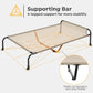 Veehoo Original Elevated Dog Bed - Outdoor Raised Dog Cot, One-Sided Raised Headboard Cooling Pet Bed, Non-Slip & Breathable, XXL, CWC2417A