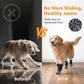 Double Sides Non-Slip Dog Socks to Prevent Licking Paws - Strong Traction for Hardwood Floors, Senior Dogs, Paw Protector, Dog Socks with Grippers - Black