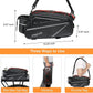 MOSISO Bike Rack Bag, Waterproof Bike Rear Rack Handbag Bicycle Trunk Bag, 14L EVA Mountain Bicycle Rear Seat Storage Saddle Pouch Cycling Luggage Pouch with Shoulder Strap, Red