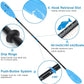 Adjustable Kayak Paddle Boat Oar: Kayak Canoe Paddles 90-98 inch/230-250cm - Aluminum Floating Kayaking Fishing Oars with Paddle Leash for Adults Youth