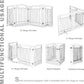 SPIRICH 96-inch Extra Wide 30-inches Tall Dog Gate with Door Walk Through, Freestanding Wire Pet Gate for The House, Doorway, Stairs, Pet Puppy Safety Fence, Support Feet Included (White)