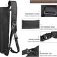 KRATARC Archery Lightweight Back Arrow Quiver Dual Use Foldable Compact Hip Arrows Bag with Molle System Pocket Hanged for Target Shooting Hunting