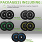 Olympic Bumper Plates Set, 2" Weight Plates for Strength Training & Weightlifting, Paris or Set or Set with Barbell, Multiple Options
